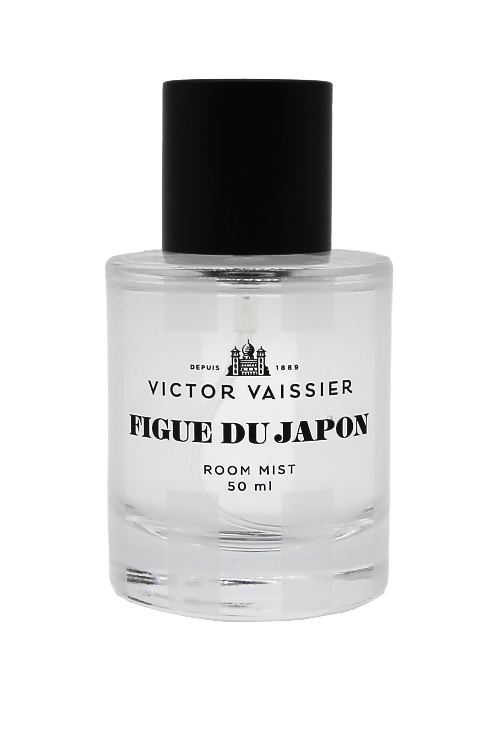 Room Mist figue du japon rumsdoft i glasflaska med spray och stilren etikett