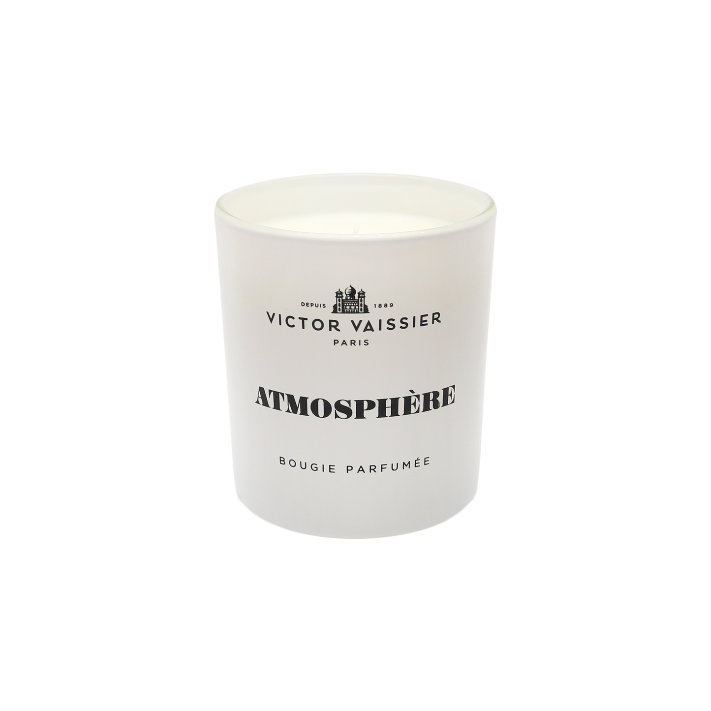 Doftljus atmosphère i glasburk med stilren etikett – exklusiv heminredning och stämningsfull doft